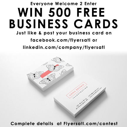 WIN 500 FREE  BUSINESS CARDS | DESIGN CONTEST
