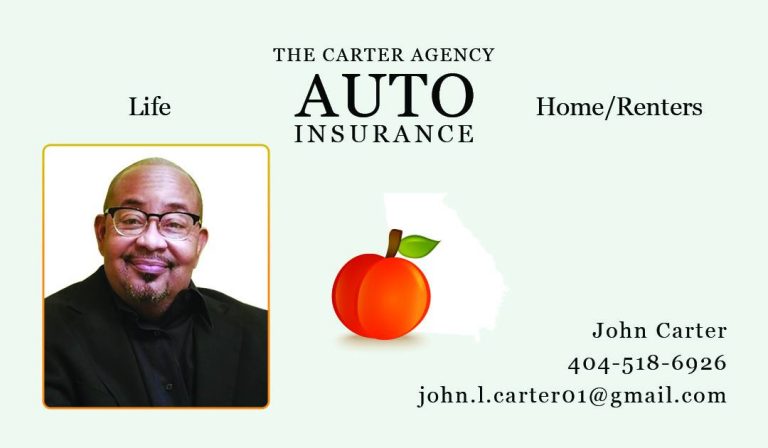 Insurance Business Cards example