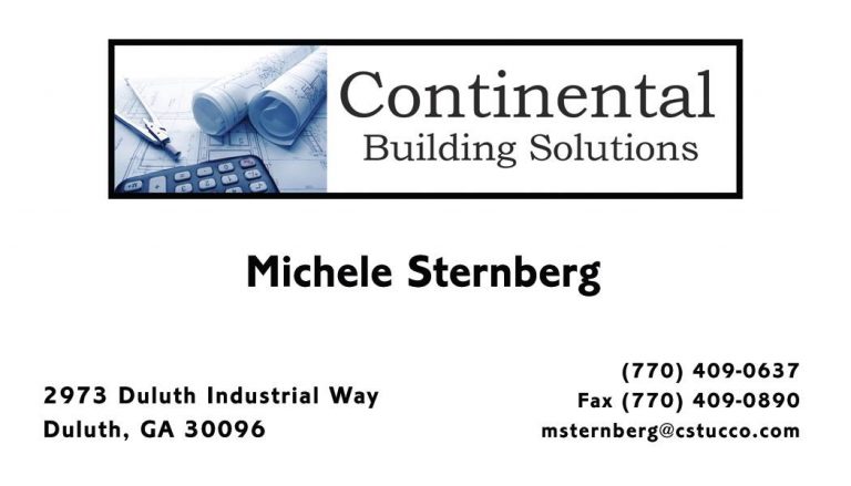 Building Company Business Cards example