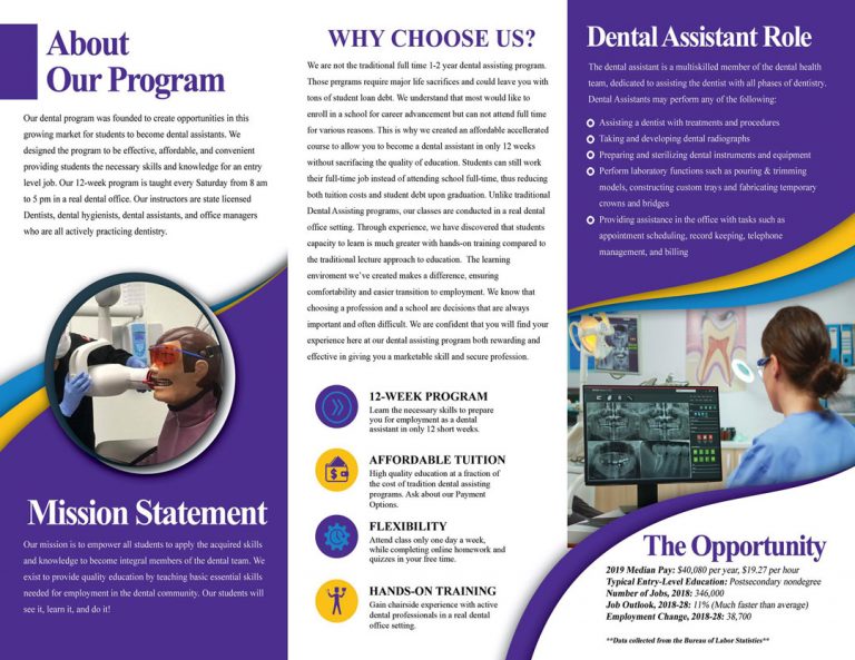 Dental Brochure Atlanta Same Day Printing Atlanta