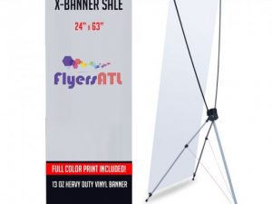X Banner and Stand Printing in Atlanta, GA