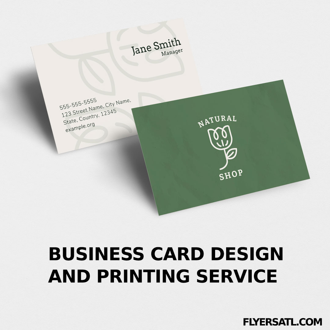 Business Card Design and Printing Service