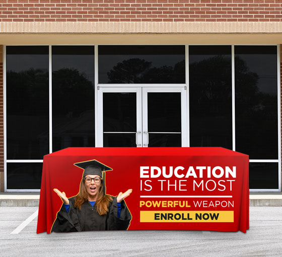 Full Color Printing Business Tablecloths - Image 4