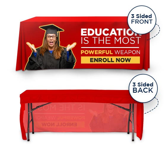 Full Color Printing Business Tablecloths - Image 5