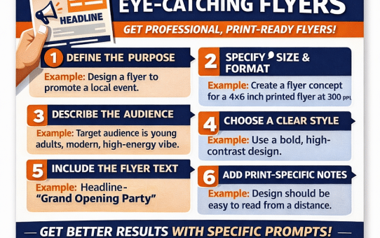 How to Prompt ChatGPT to Design Eye-Catching Flyers